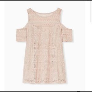 Nude Lace Top